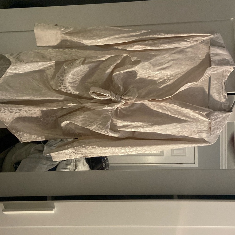 Silk dress for a night out